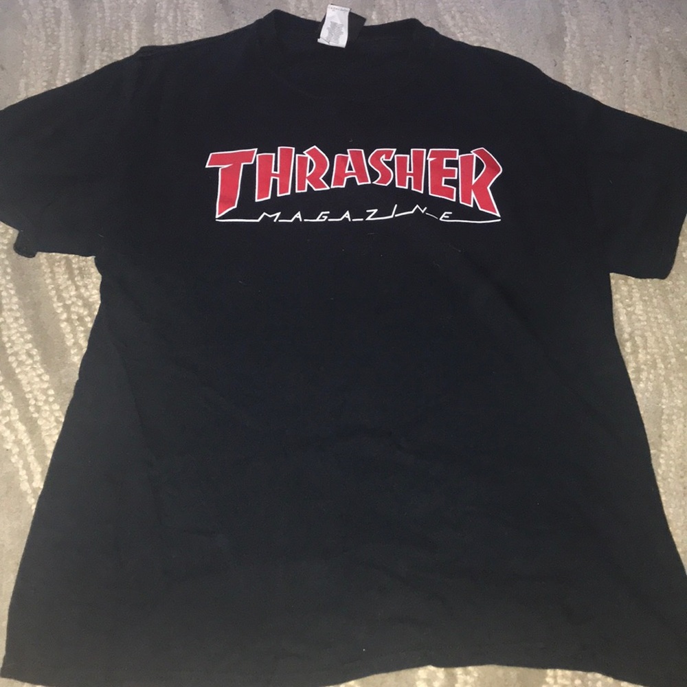 Black thrasher shirt